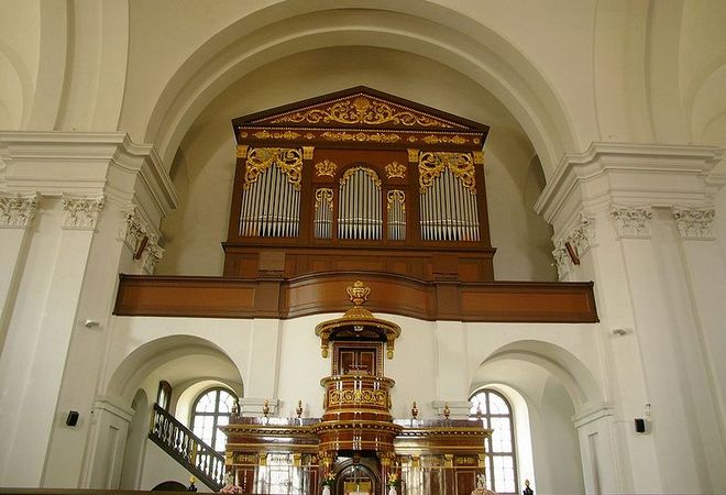 Один из органов Большой реформаторской церкви, Дебрецен