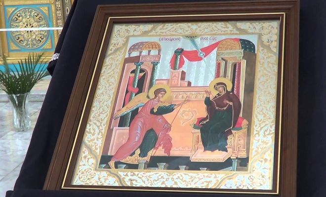 Одна из икон из коллекции храма Казанской Божией Матери, Гавана