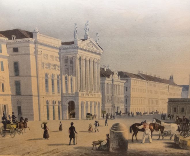 Предшественник Вигадо - бальный зал Редут - в 1840-е годы