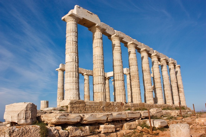 Руины храма Посейдона