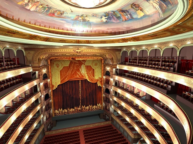 Сцена и главный зал