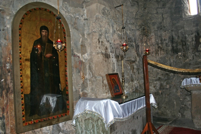 Старинная картина в монастыре