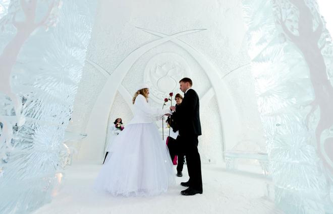 Свадьба в Ледяном отеле