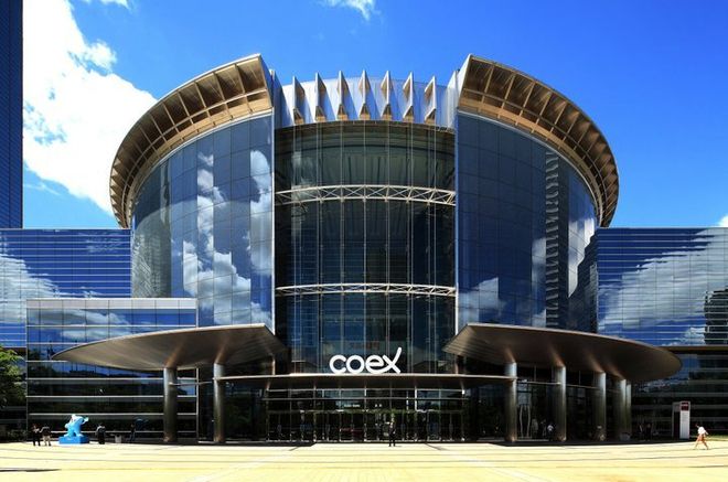 Торгово-развлекательный комплекс COEX, в котором располагается океанариум