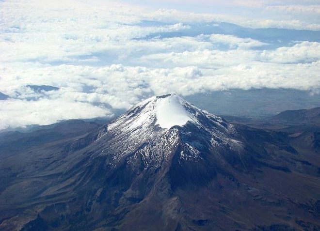 Вулкан Орибаса - самая высокая вершина Мексики