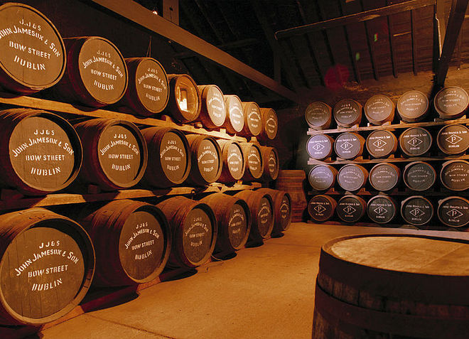 Выдержанные виды виски в музее