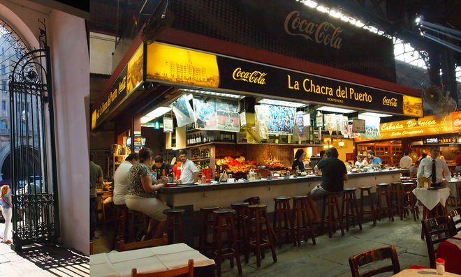 Закусочная на рынке Меркадо-дель-Пуэрто