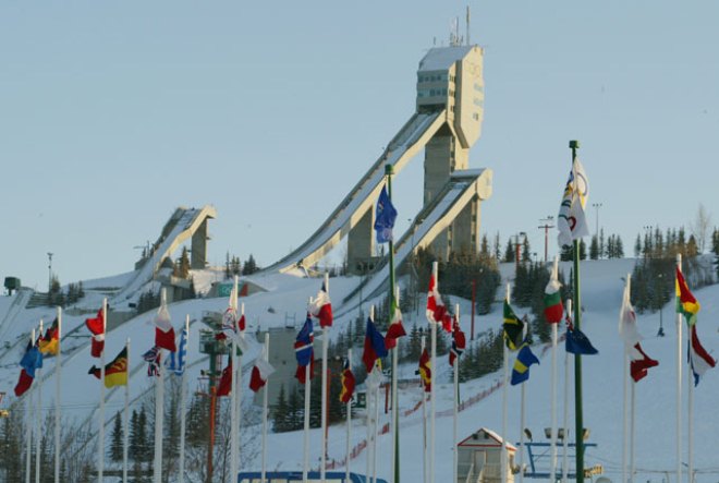 Зимние трассы в олимпийском парке